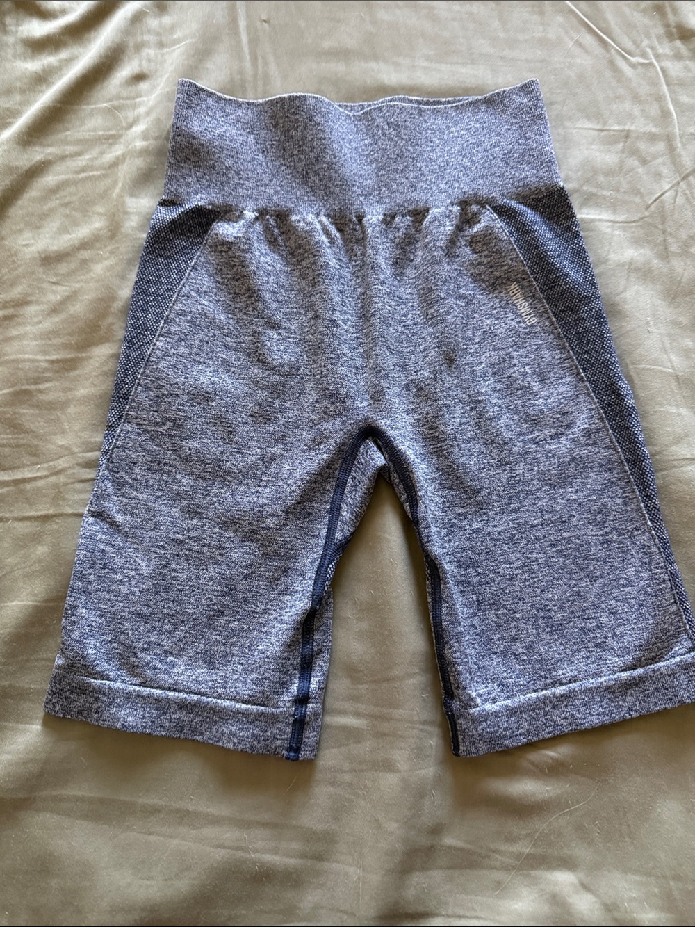 Gymshark Seamless High-Waist Bike Shorts - Heather Gray